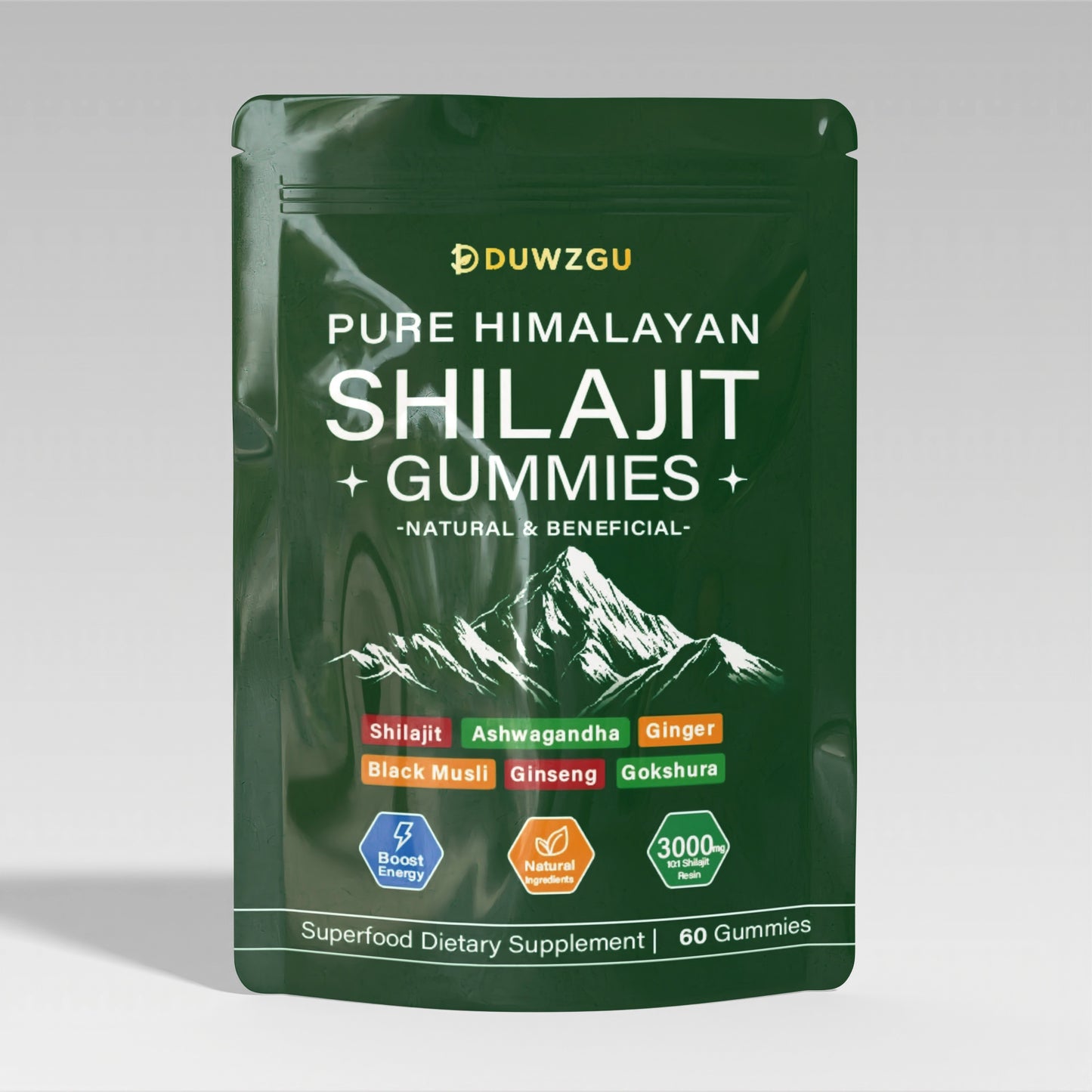 Shilajit Weichgummis im Beutel